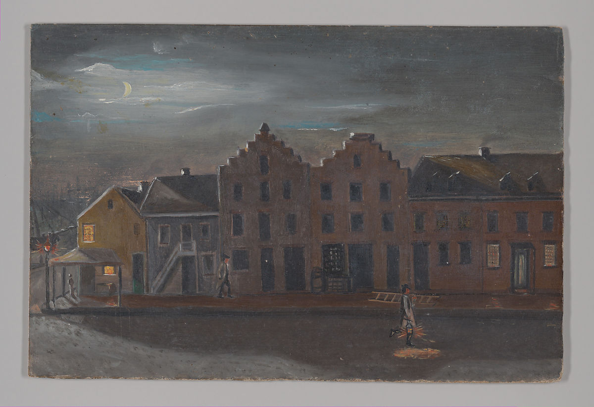 L'allumeur de réverbères.